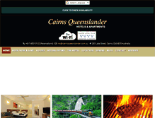 Tablet Screenshot of cairnsqueenslander.com.au